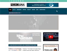 Tablet Screenshot of pedroluna.com